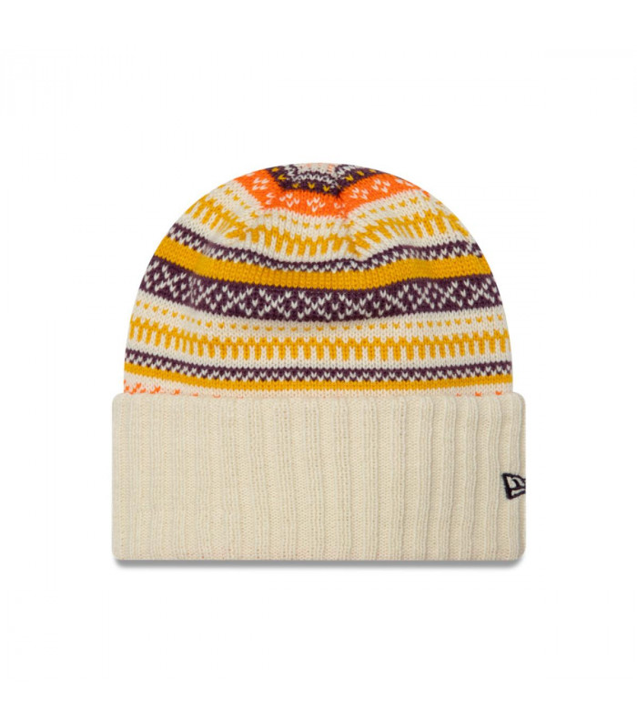 Beanie New Era Fairisle Beanie Light Beige Woman