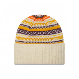 Beanie New Era Fairisle Beanie Light Beige Woman