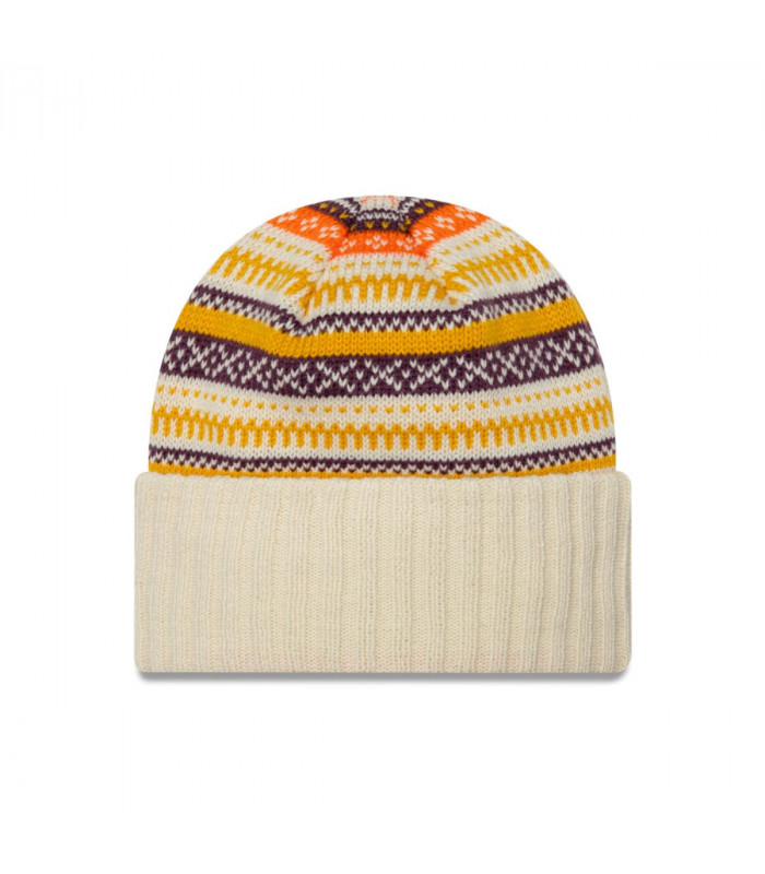 Beanie New Era Fairisle Beanie Light Beige Woman