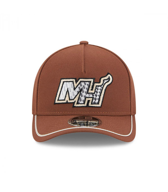 Gorra 9Forty Miami Heat NBA New Era MotorSport Dark Brown