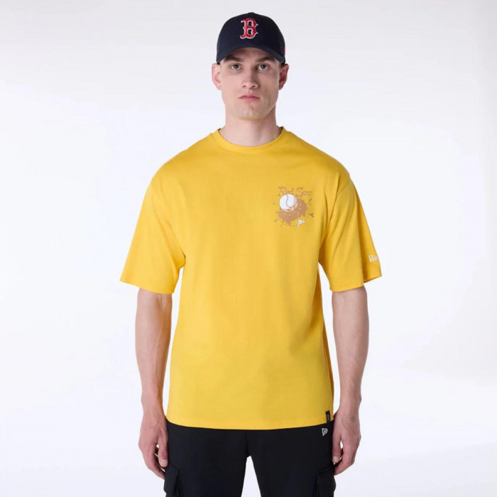 Polera Boston Red Sox MLB Food Graphic Med Yellow