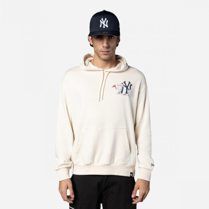 Poleron New York Yankees MLB Food Graphic Light Beige