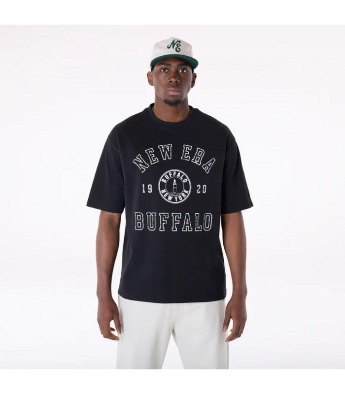 Polera  New Era Buffalo Graphic Negro