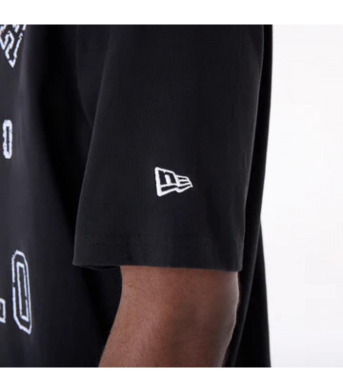 Polera  New Era Buffalo Graphic Negro