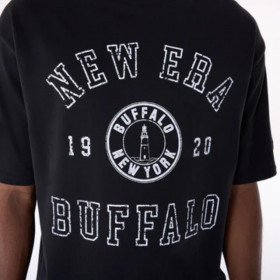 Polera  New Era Buffalo Graphic Negro