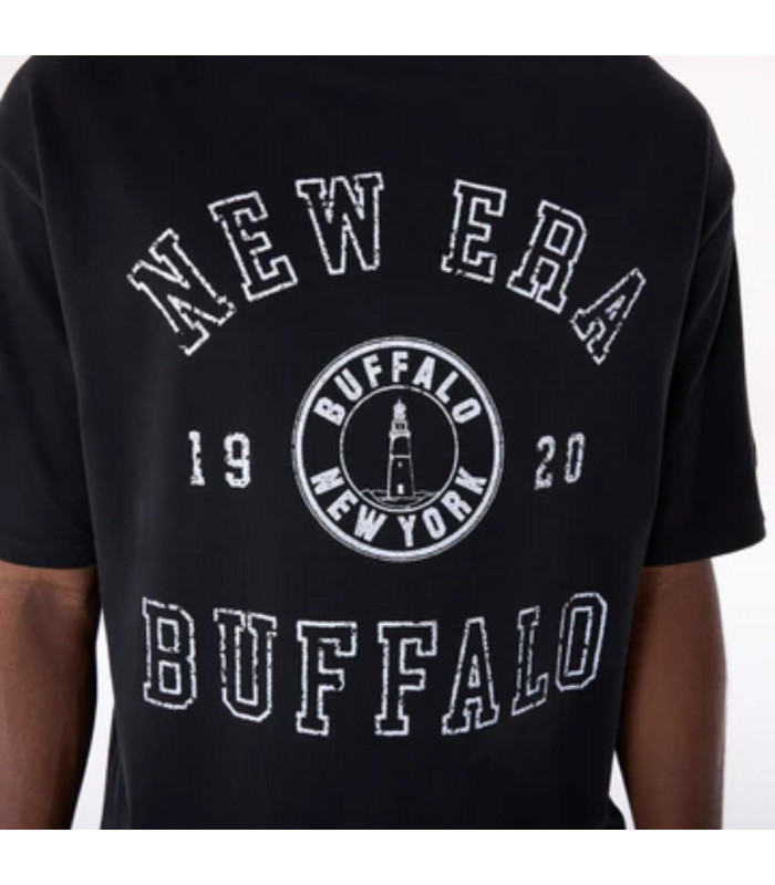 Polera  New Era Buffalo Graphic Negro