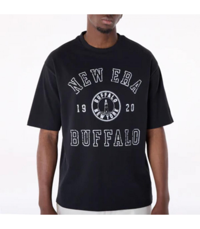 Polera  New Era Buffalo Graphic Negro