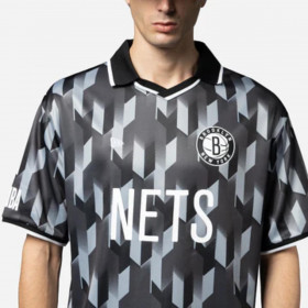 Polera Brooklyn Nets NBA Soccer Pack Gris
