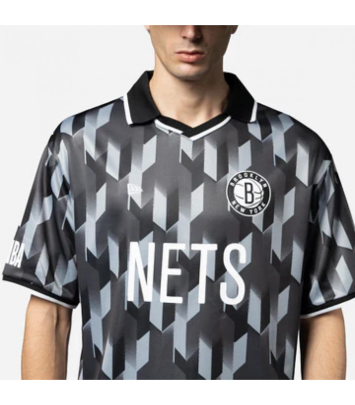 Polera Brooklyn Nets NBA Soccer Pack Gris