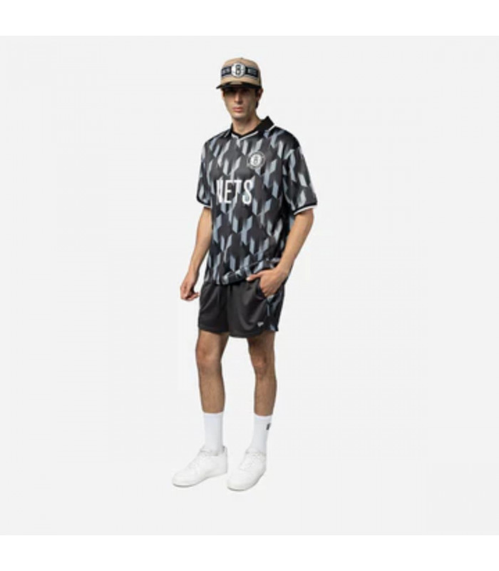 Polera Brooklyn Nets NBA Soccer Pack Gris