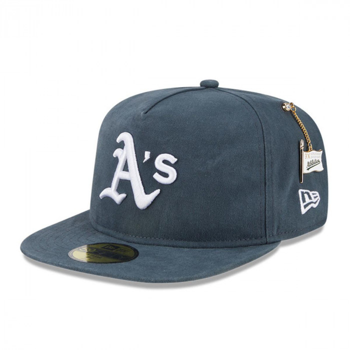 Gorra 59Fifty Oakland Athletics Championshio Side Flag Blue