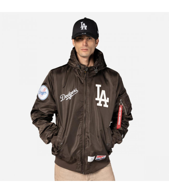 Chaqueta  Los Angeles Dodgers MLB Alpha Industries Café