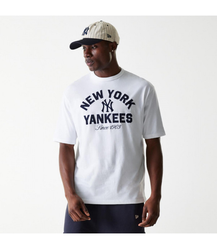 Polera New York Yankees MLB Comfort Heritage Blanco
