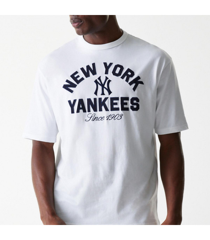 Polera New York Yankees MLB Comfort Heritage Blanco