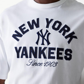 Polera New York Yankees MLB Comfort Heritage Blanco