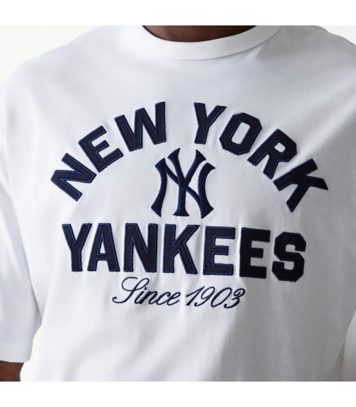 Polera New York Yankees MLB Comfort Heritage Blanco