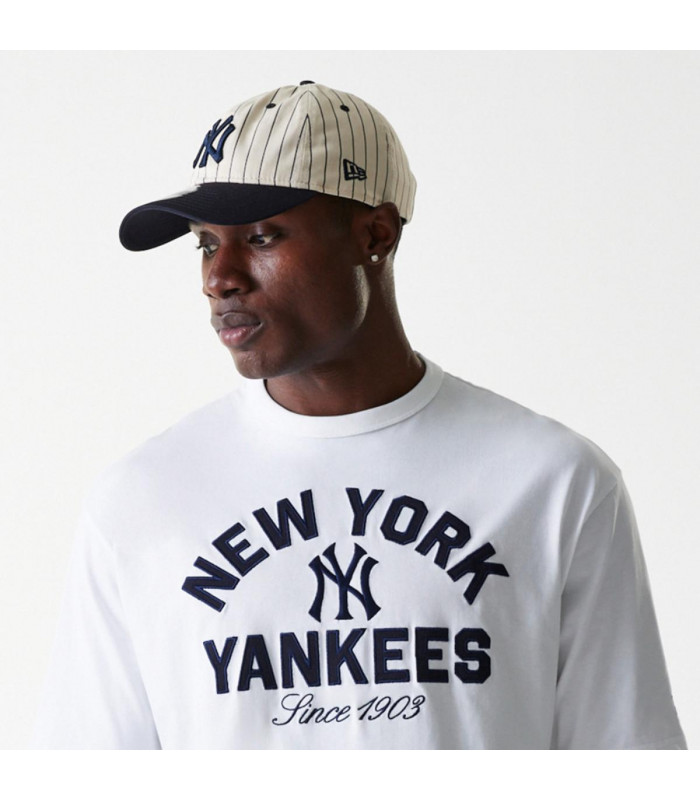Polera New York Yankees MLB Comfort Heritage Blanco