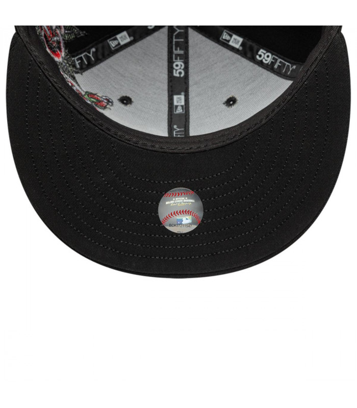 Gorra 59Fifty Atlanta Braves MLB Roses Black