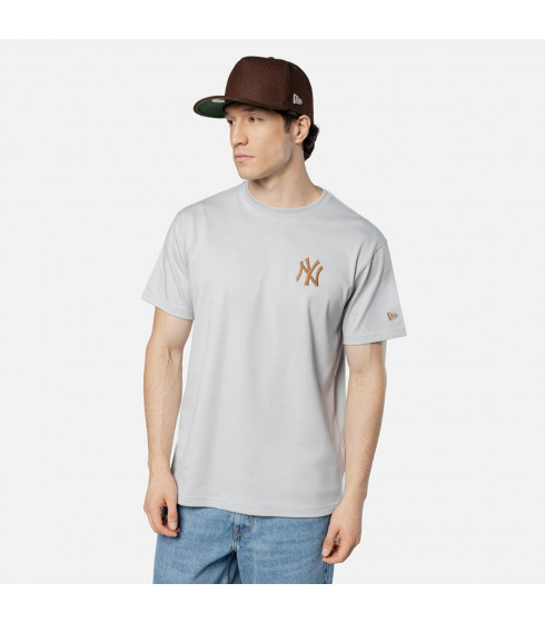 Polera Polera New York Yankees Wooden Pastel Blue