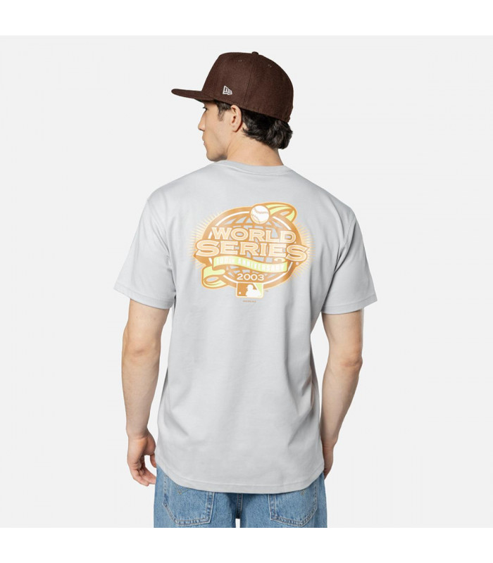 Polera Polera New York Yankees Wooden Pastel Blue