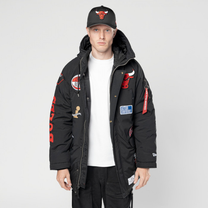Chaqueta Chicago Bulls Alpha Industries Black