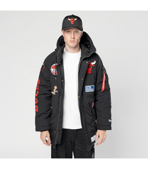 Chaqueta Chicago Bulls Alpha Industries Black