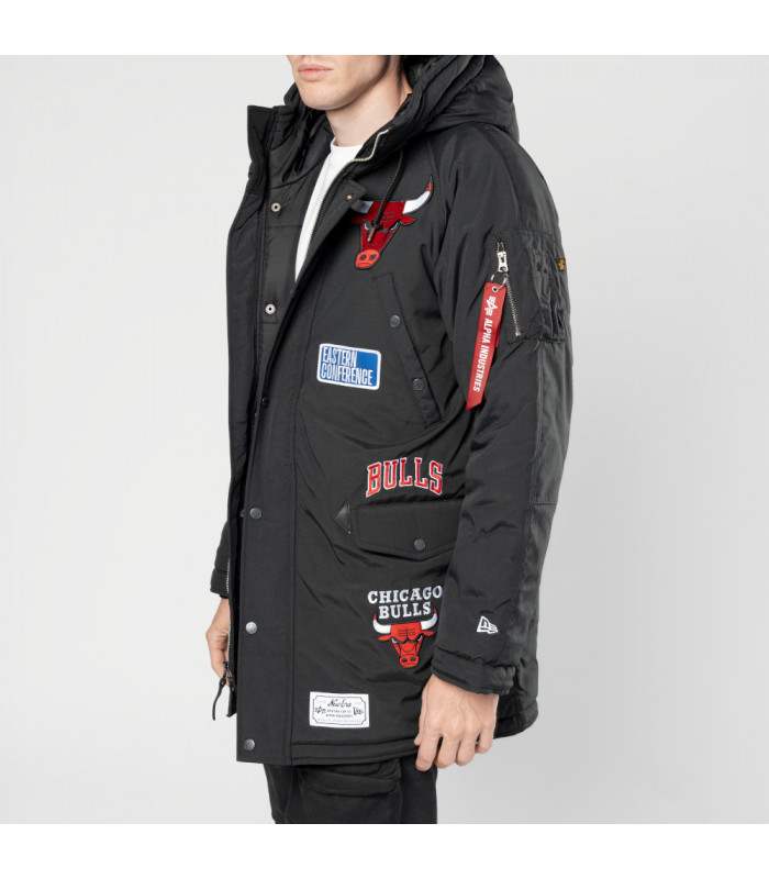 Chaqueta Chicago Bulls Alpha Industries Black