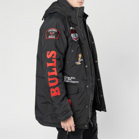 Chaqueta Chicago Bulls Alpha Industries Black