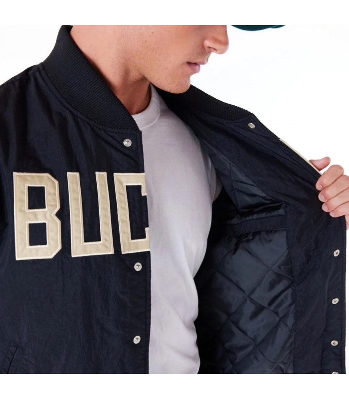 Chaquetas Milwaukee Bucks NBA Panel Black