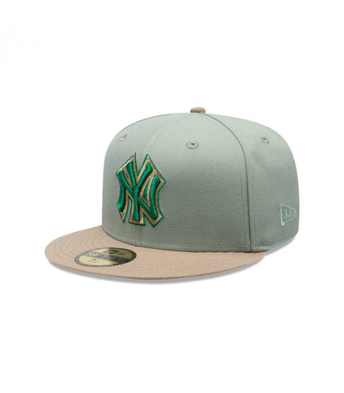 Gorra 59Fifty New York Yankees MLB Green Camel