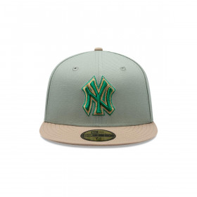 Gorra 59Fifty New York Yankees MLB Green Camel