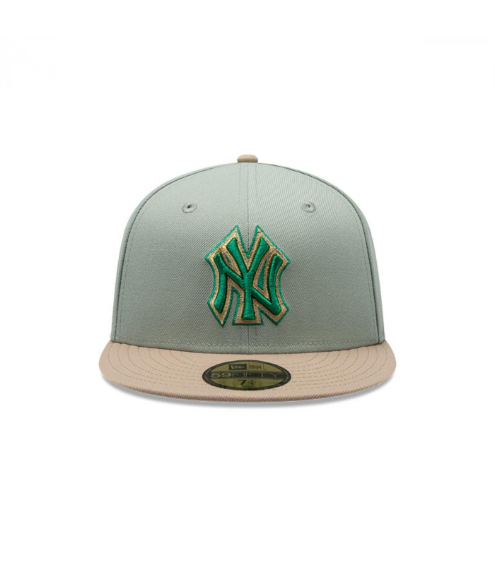 Gorra 59Fifty New York Yankees MLB Green Camel