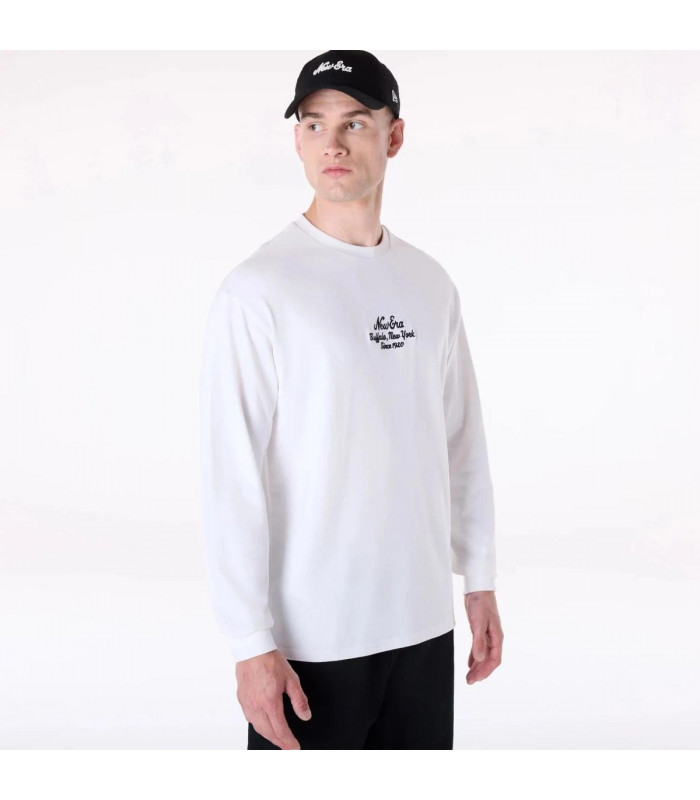 Polera  New Era Floral Graphic New York Blanco