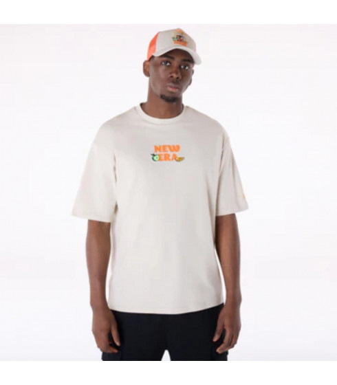 Polera Drink Graphic  Summer Graphic Beige