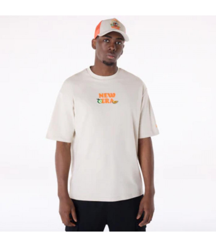 Polera Drink Graphic  Summer Graphic Beige