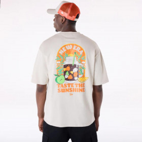 Polera Drink Graphic  Summer Graphic Beige