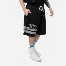 Short Brooklyn Nets Off Court Retro Wordmark Black