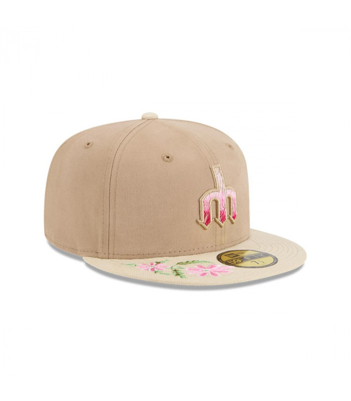Gorra 59Fifty Seattle Mariners MLB Hand Stitched Beige