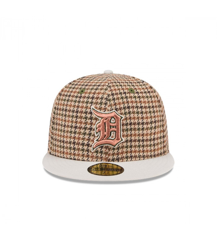 Gorra 59Fifty Detroit Tigers MLB Houndstooh Open Brown