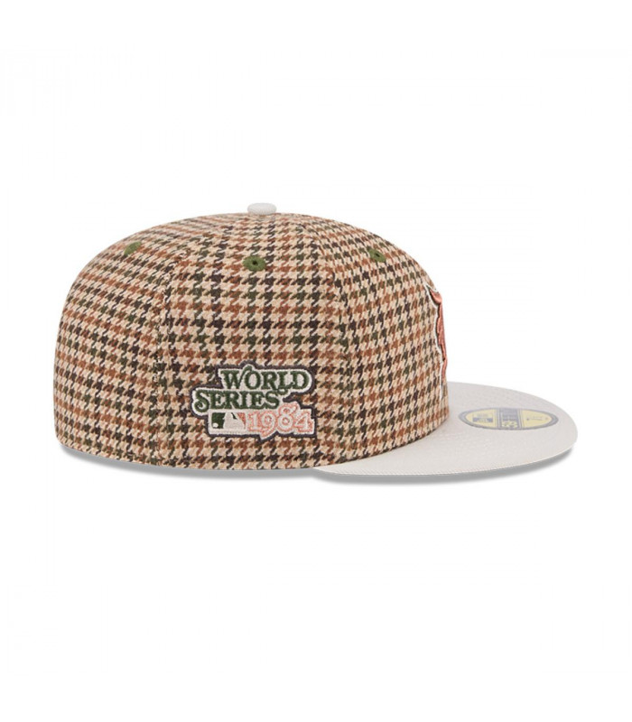 Gorra 59Fifty Detroit Tigers MLB Houndstooh Open Brown