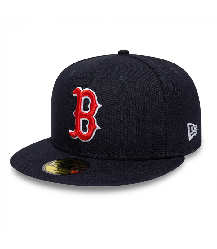 Gorra 59Fifty MLB Boston Red Sox Side Patch Azul Marino