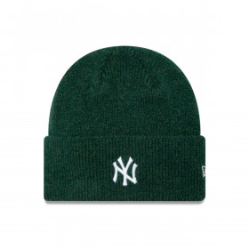 Beanie New York Yankees MLB Wide Cuff Dark Green Woman