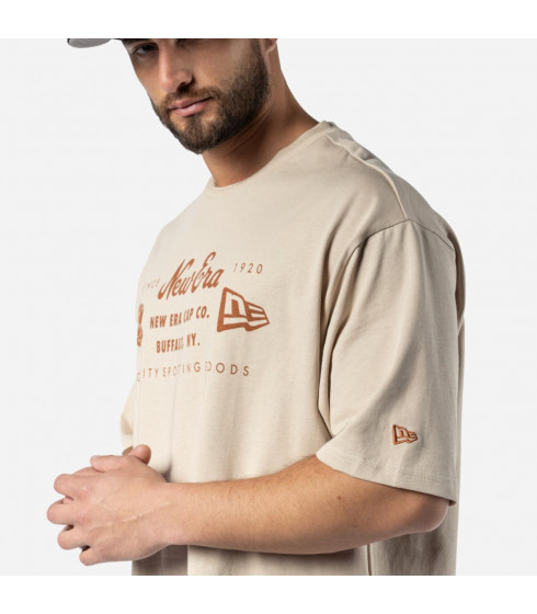 Polera New Era  Heritage Light Beige