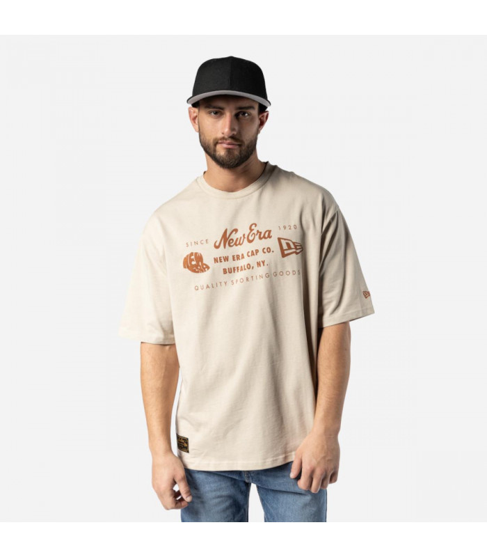 Polera New Era  Heritage Light Beige