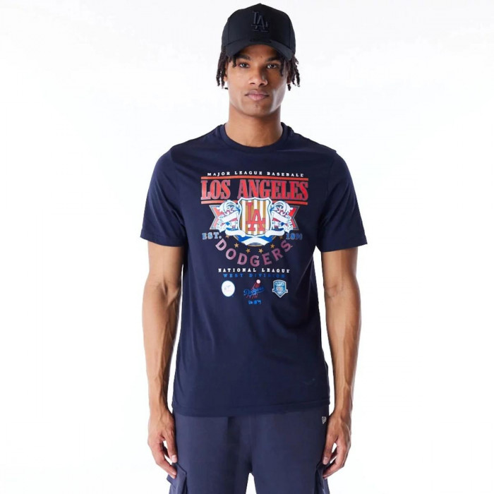 Polera  Los Angeles Dodgers MLB Badge Graphic Azul