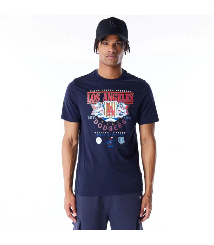 Polera  Los Angeles Dodgers MLB Badge Graphic Azul