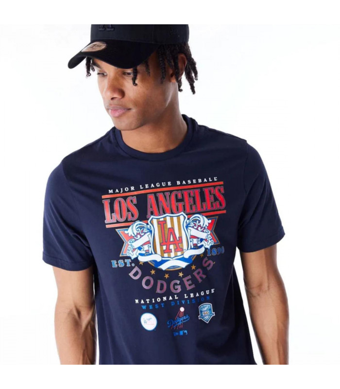 Polera  Los Angeles Dodgers MLB Badge Graphic Azul