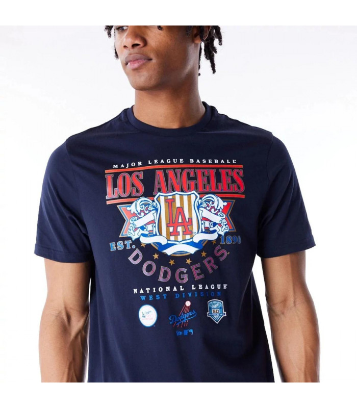 Polera  Los Angeles Dodgers MLB Badge Graphic Azul