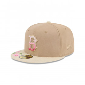 Gorra 59Fifty Boston Red Sox MLB Hand Stitched Beige