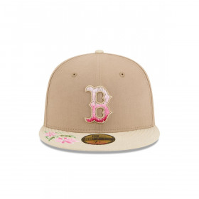 Gorra 59Fifty Boston Red Sox MLB Hand Stitched Beige